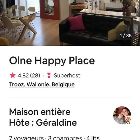 Gite De Randonnee 128M2 - 3 Chambres A Olne Ferienhaus Olne